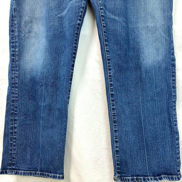 PARASUCO Vintage 90s Y2K Blue Denim Straight Leg Jeans Pockets Men 42x32 Fading - Picture 3 of 8